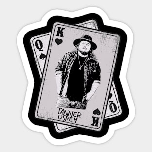 Retro Tanner Usrey 80s card Style Sticker